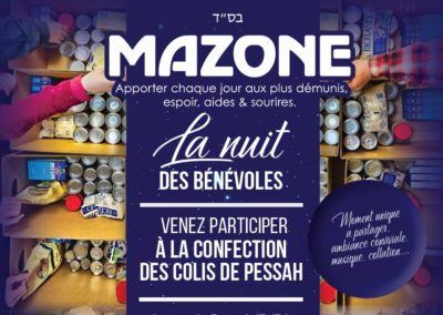 Les nuits des bénévoles de Pessah