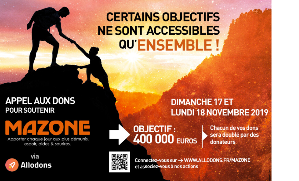 Gala en ligne de Mazone les 17-18 novembre 2019