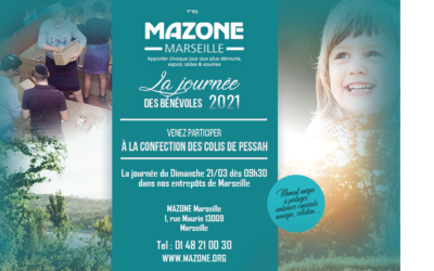 Participez à la Journée des bénévoles de Mazone Marseille