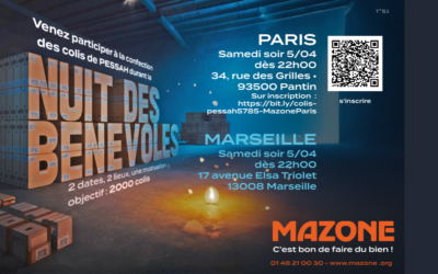 Nuit des Bénévoles – Participez à la préparation des colis de Pessah !